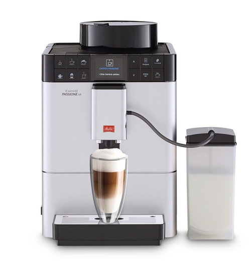 MELITTA Kaffeevollautomat Passione One Touch F531-101 Espressomaschine Silber