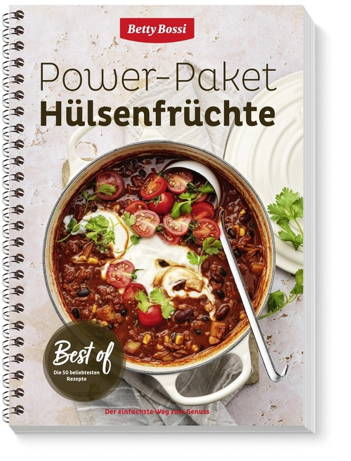 BETTY BOSSI Power-Paket Hülsenfrüchte Kochbuch 50 Rezepte mit Linsen & Co