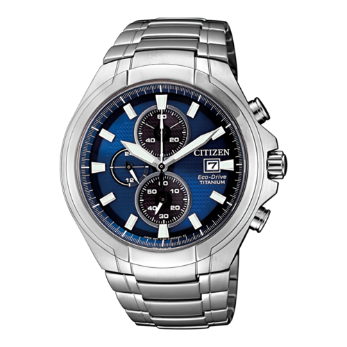 CITIZEN Herren Armbanduhr CA0700-86L Chronograph Eco-Drive Titan 43 mm B-Ware