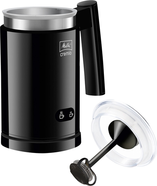 MELITTA Milchaufschäumer Cremio Schwarz 100-250 ml warm kalt Milchschaum
