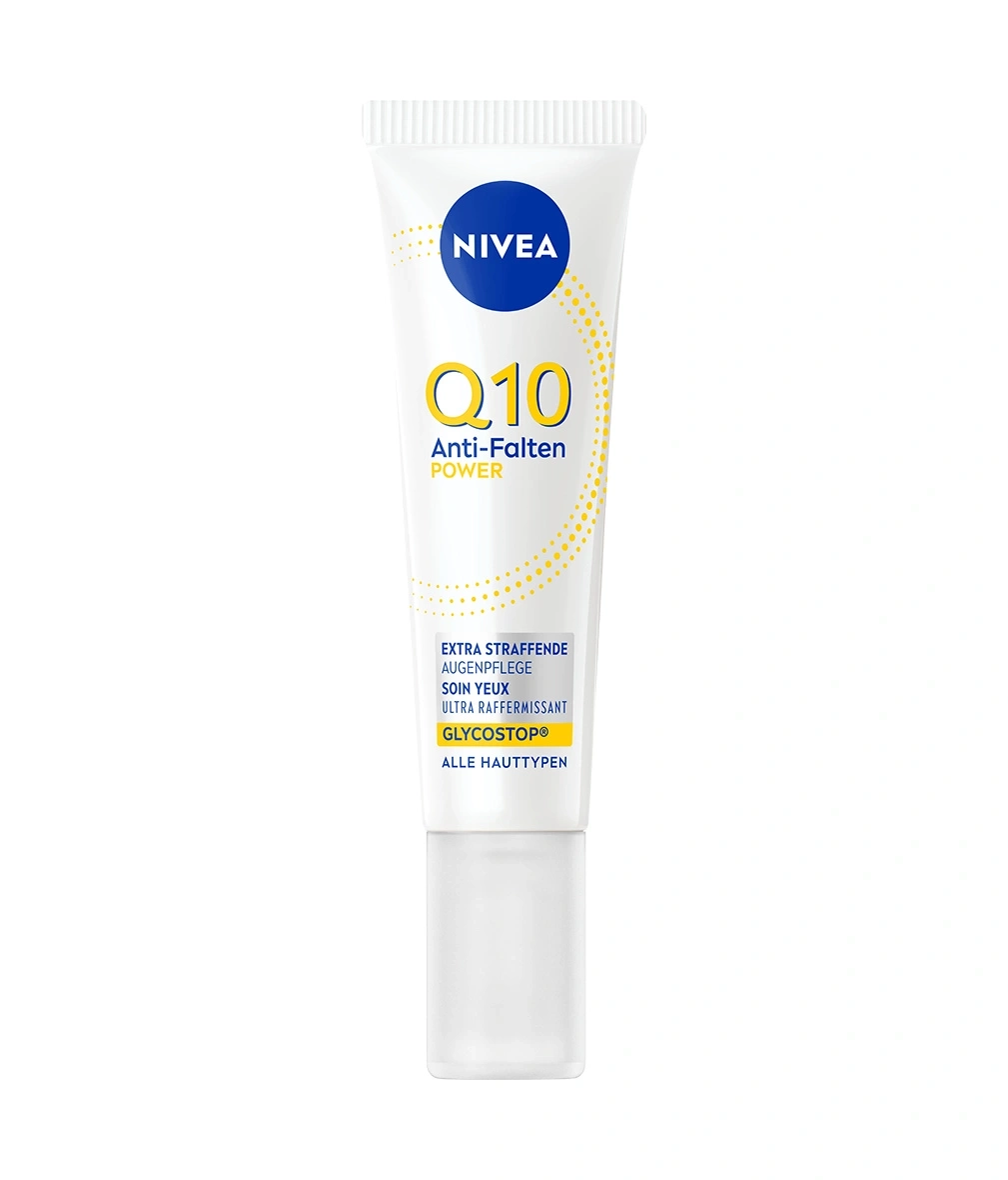 NIVEA Q10 Anti-Falten Power Augenpflege mit Glycostop für alle Hauttypen