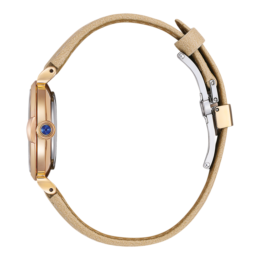 CITIZEN Damen Armbanduhr EM1073-18D Solar Saphirglas Lederarmband 30mm B-Ware