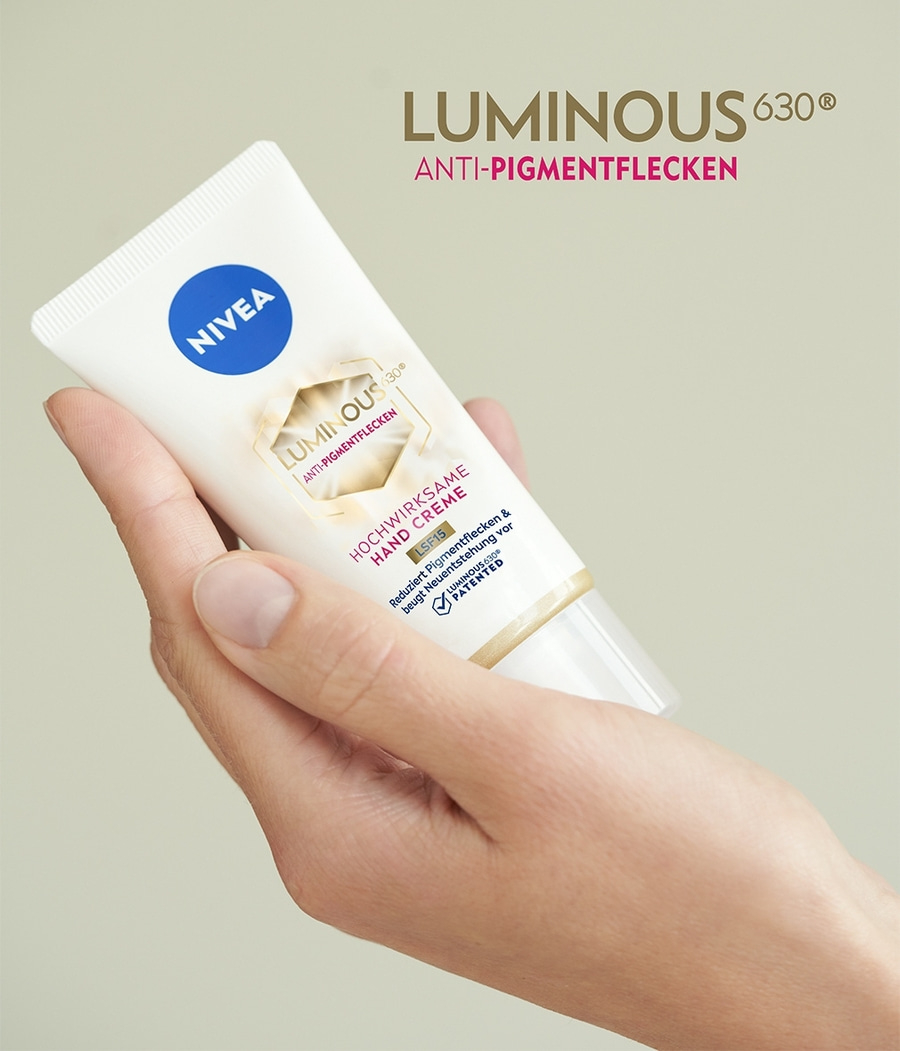 NIVEA LUMINOUS 630® Anti-Pigmentflecken Hand Creme Hyaluronsäure LSF15 2 x 50ml