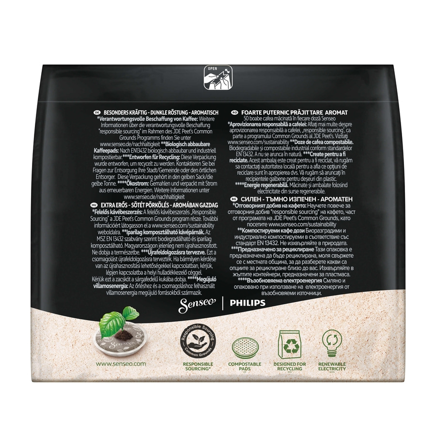 SENSEO Pads Typ Espresso Senseopads kräftig 10x 16 Kaffeepads - 160 Getränke