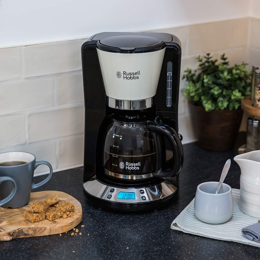 RUSSELL HOBBS Kaffeemaschine Colours Plus+ Classic Cream 24033-56 10Tassen 1100W
