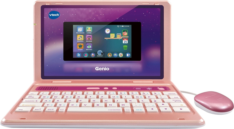 VTECH Kindercomputer School&Go Genio 40 Lernspiele Elternkontrolle pink B-WARE