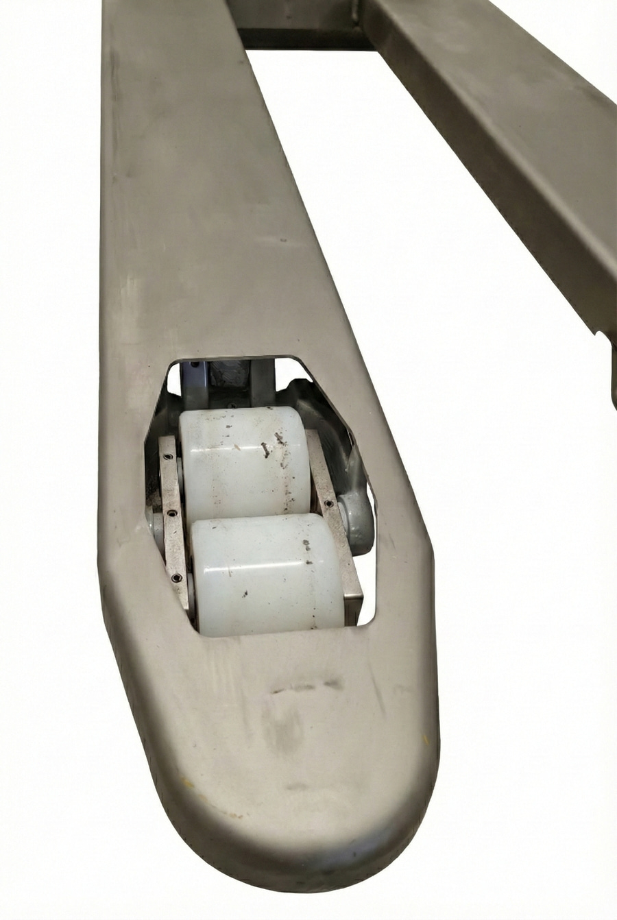 JUNGHEINRICH Edelstahl Handhubwagen INOX GL 1.130mm 2.500kg Tandemrollen B-WARE