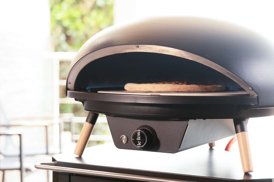 Le Feu Gas-Pizzaofen Turtle Motion 3.1 Pizzagrill mit rotierendem Pizzastein