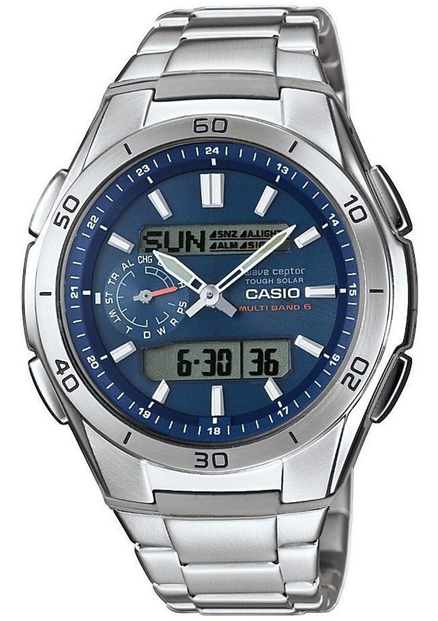 Casio Funkchronograph Herrenarmbanduhr WVA-M650D-2AER Solaruhr