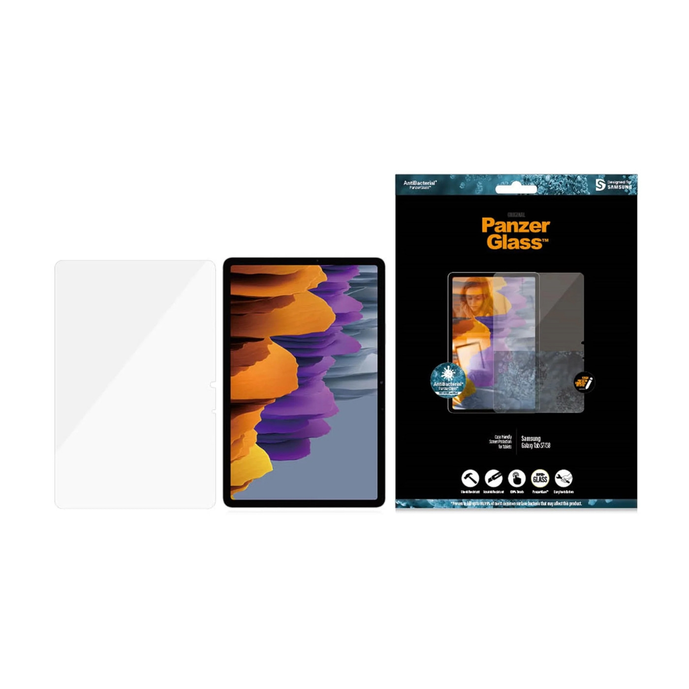 PanzerGlass™ Samsung Galaxy Tab S7 Privacy Screen Protector Das Original