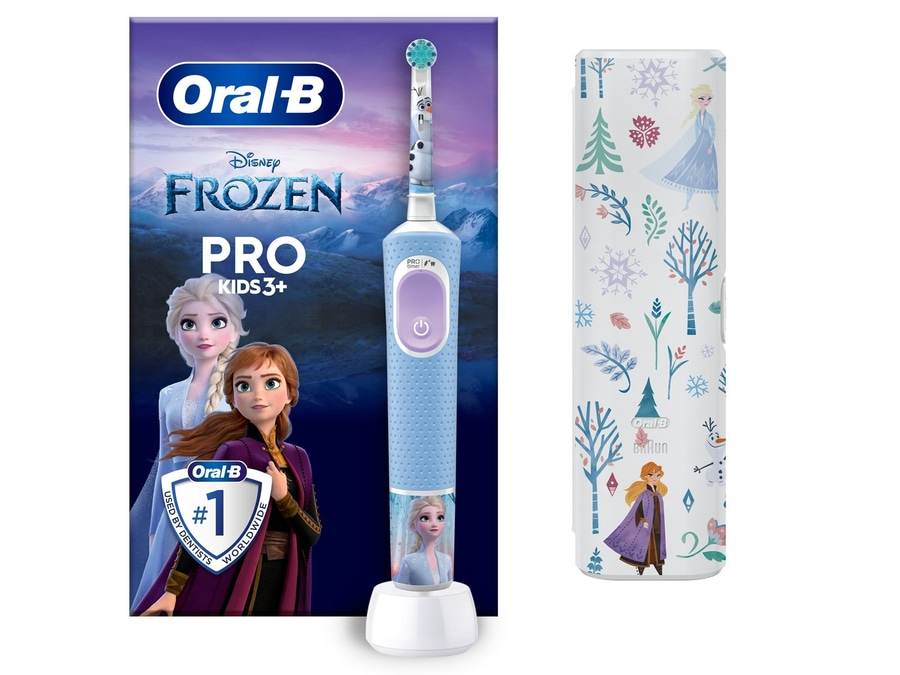 Braun ORAL-B Pro Kids 3+ Frozen Elektrische Zahnbürste + Reiseetui B-WARE