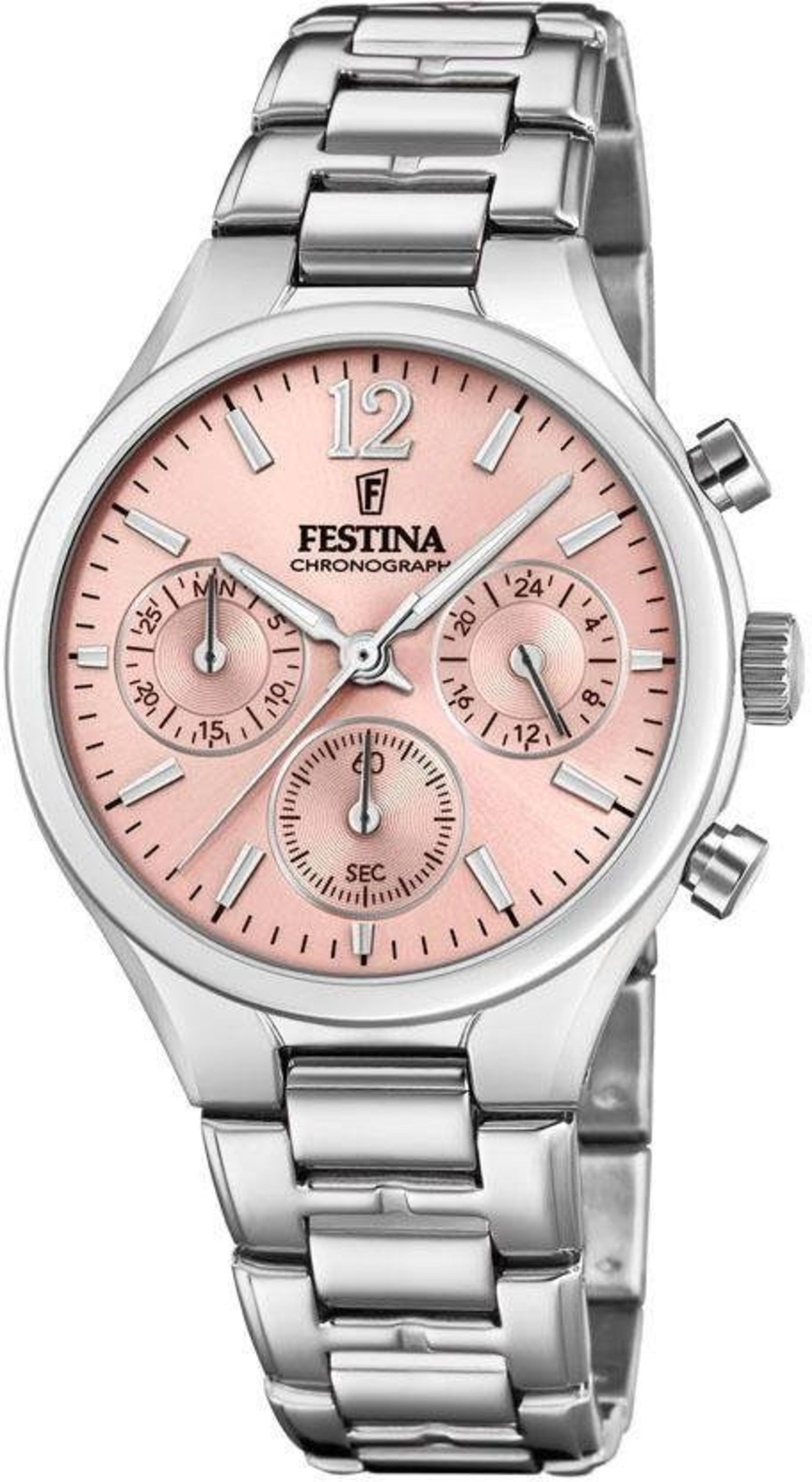 Festina Damen Armbanduhr Chronograph Boyfriend, F20391/2 Damenuhr Uhr B-WARE