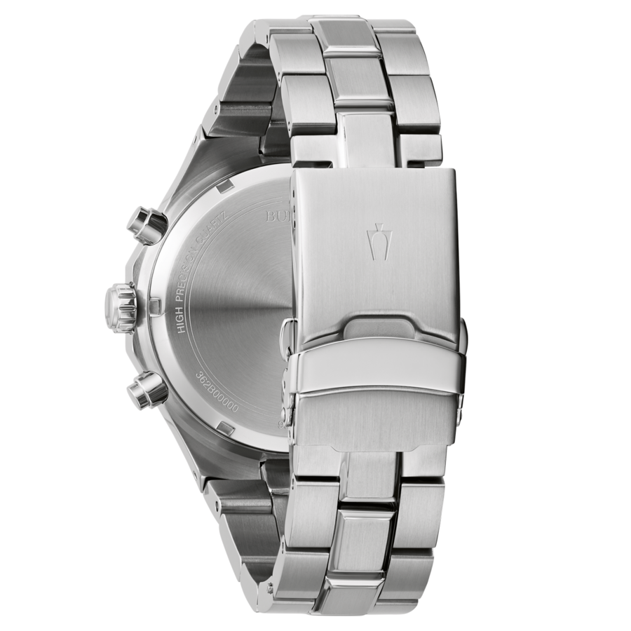 BULOVA 96B410 Armbanduhr Herrenuhr 45 mm Edelstahlarmband Saphirglas B-Ware
