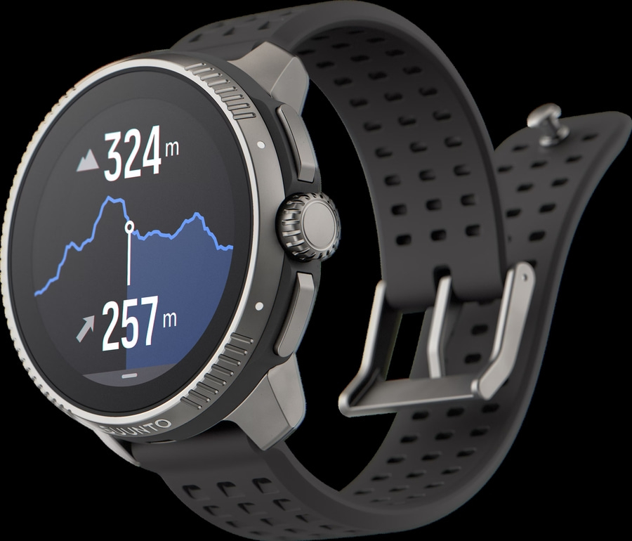 SUUNTO Smartwatch Race Titanium Charcoal 1,43 Zoll AMOLED 49mm schwarz B-WARE