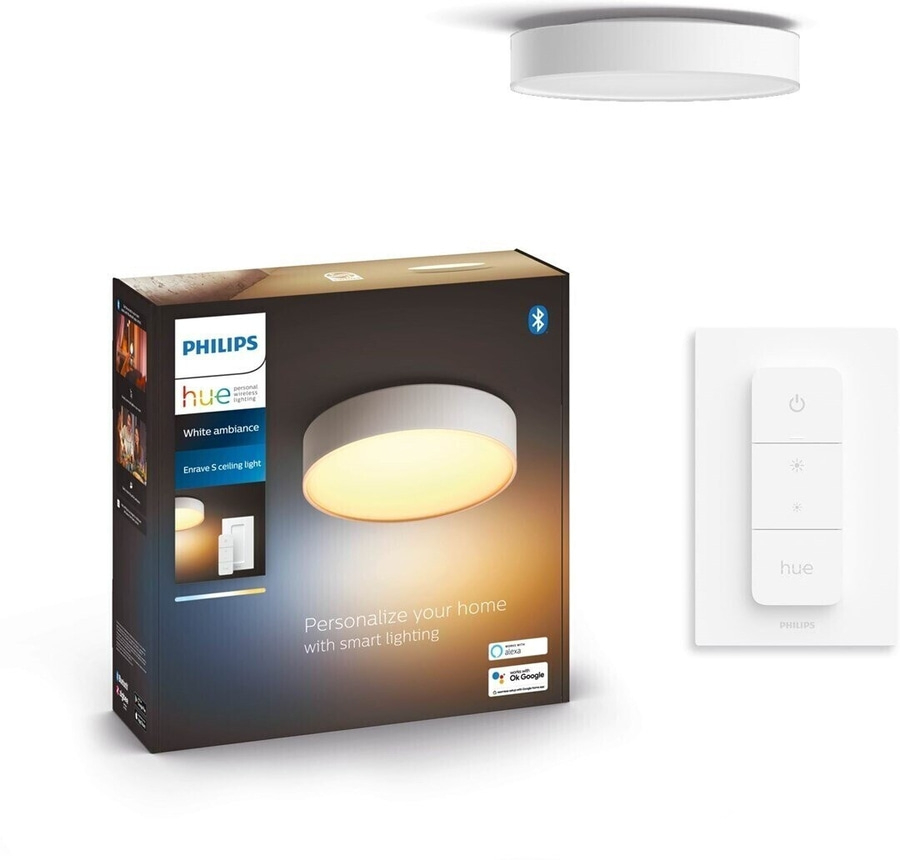PHILIPS HUE LED Deckenleuchte White Ambiance Enrave Ceiling S Dimmbar weiß NEU
