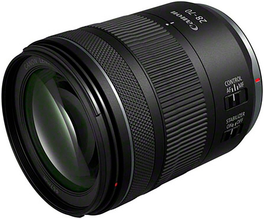 Canon Objektiv 28-70mm, schwarz, mit Fokus- und Stabilisierungs-Optionen