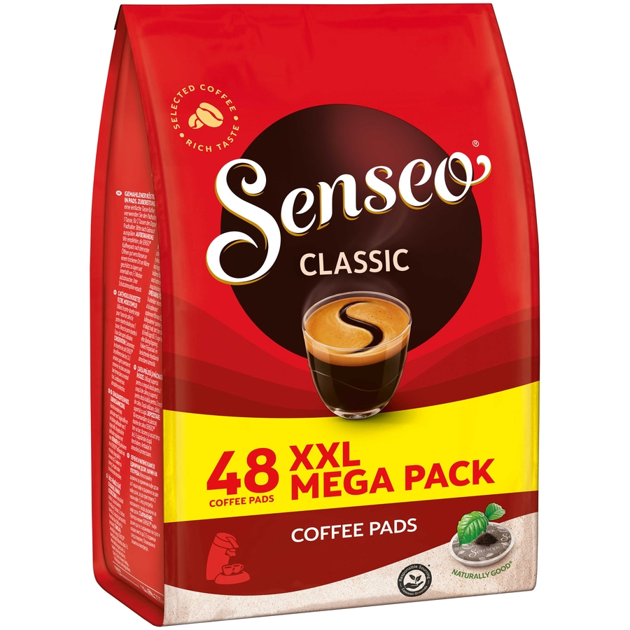 SENSEO Pads Classic Senseopads Kaffeepads 10 x 48 = 480 Getränke Softpads