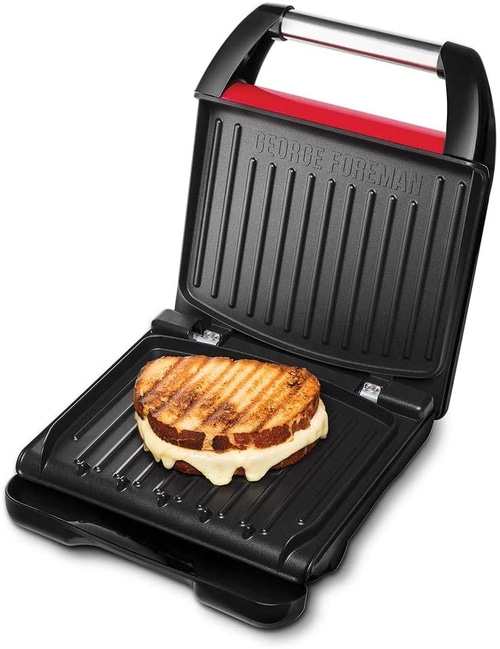 GEORGE FOREMAN Kontaktgrill Steel Compact Fitnessgrill 25030-56 Sandwichgrill