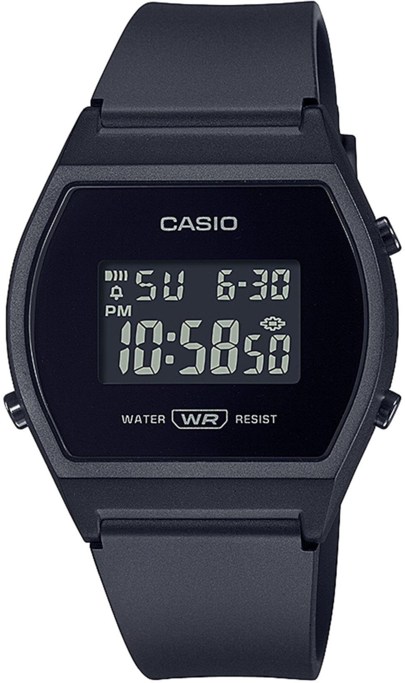 CASIO Collection Armbanduhr LW-204-1BEF Damenuhr Digitalanzeige schwarz B-WARE
