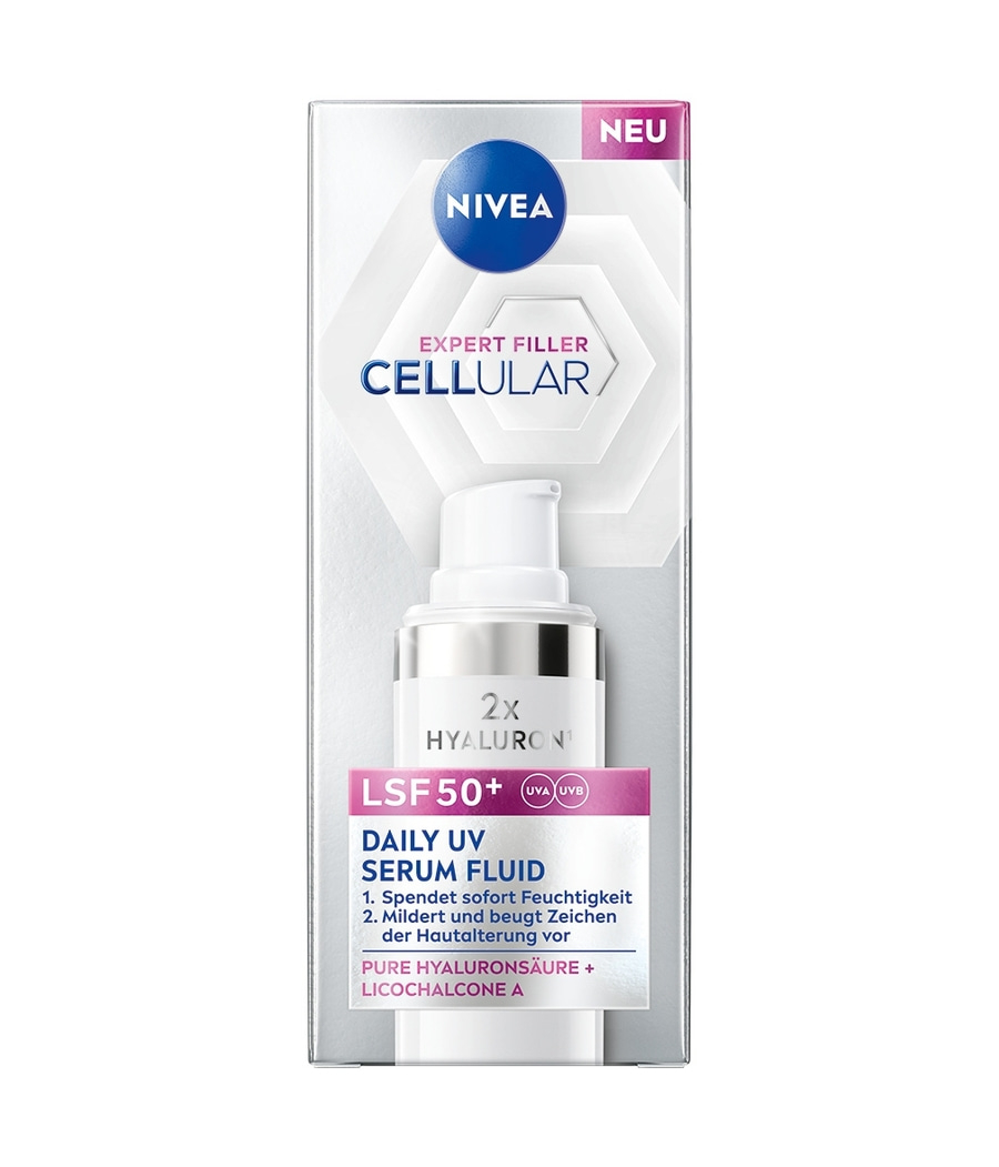 Nivea Cellular Expert Filler Serum Fluid mit LSF 50+ für Gesicht