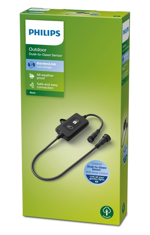 PHILIPS Gardenlink Dämmerungssensor mit Timer IP44 Outdoor Beleuchtung NEU