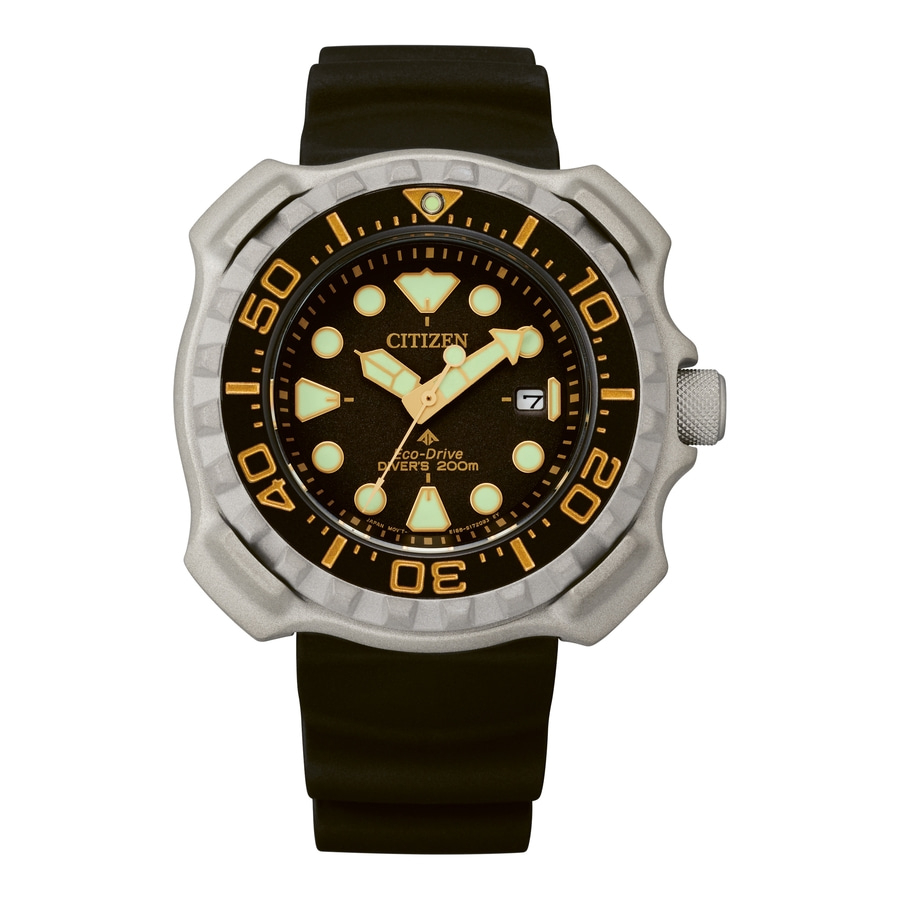 CITIZEN Armbanduhr Promaster Diver BN0220-16E Solar Taucheruhr Titan 46mm B-Ware