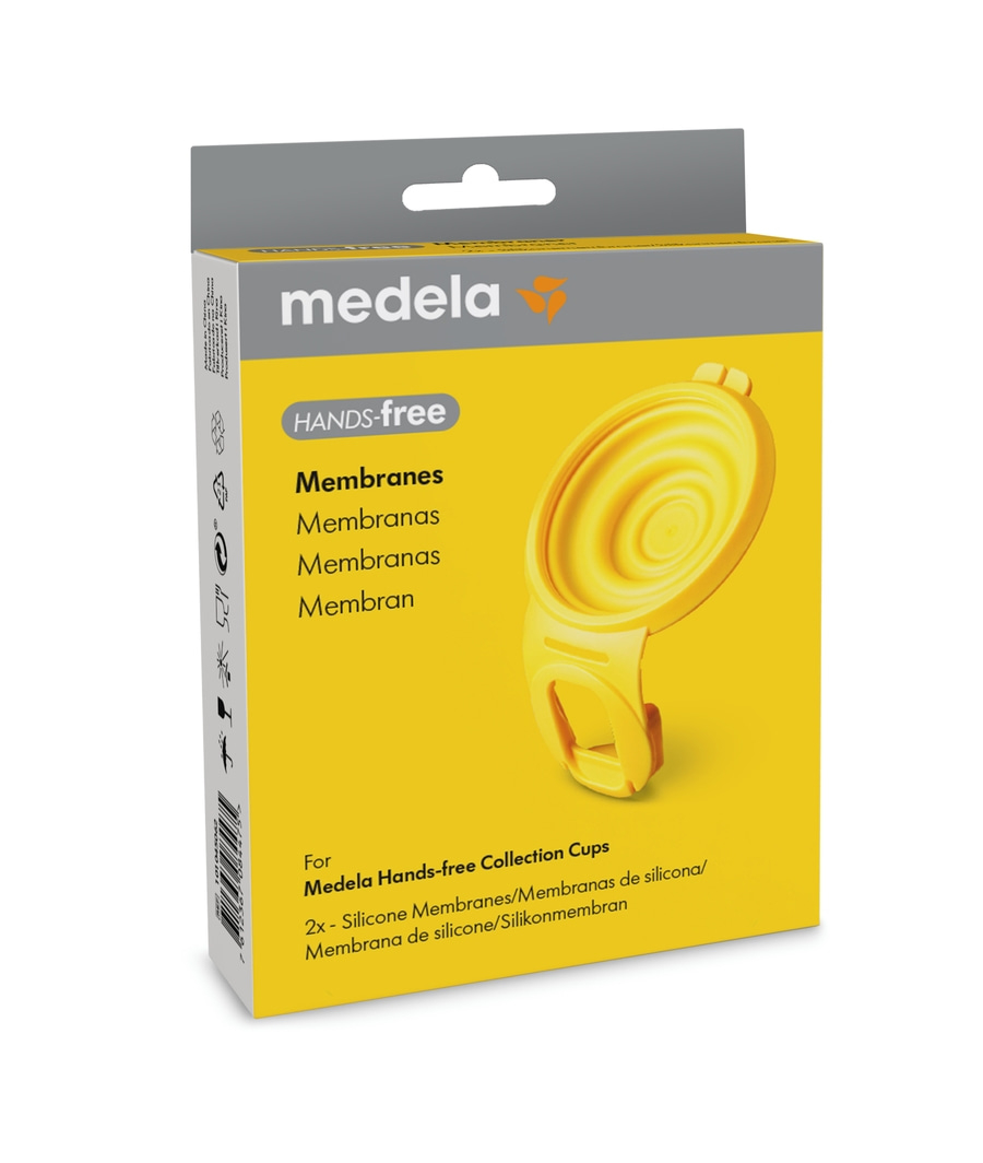 MEDELA Hands-free 2x Brusthauben 21 mm + 2x Membranen aus BPA-freiem Silikon
