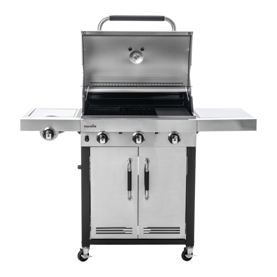 CHAR-BROIL ADVANTAGE 345S 3-Brenner Gasgrill + Grillplatte 7.03 kW NEU