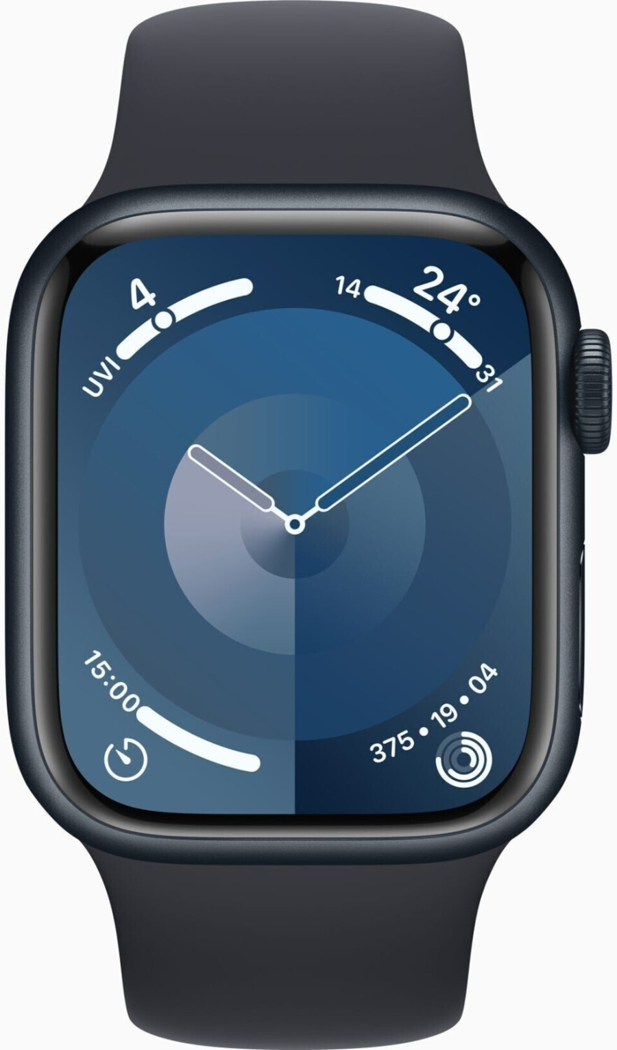 APPLE Watch S9 GPS + Cell 41mm Alugehäuse Sportband Mitternacht MRHT3QF/A B-Ware