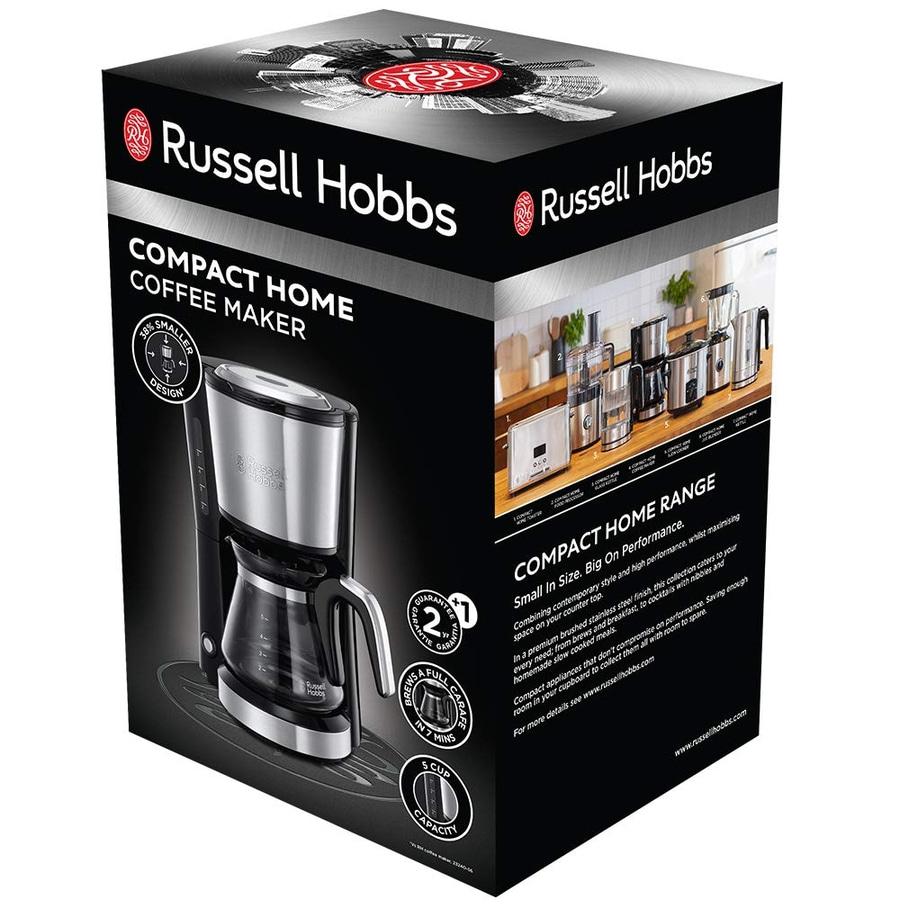 RUSSELL HOBBS Mini-Kaffeemaschine Compact Home 24210-56 5 Tassen 0,625L 650W
