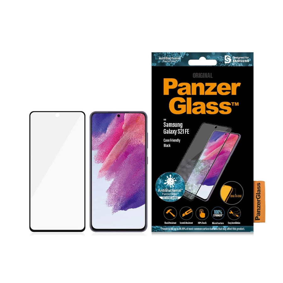 PanzerGlass™ Samsung Galaxy S21 FE Displayschutzglas Das Original