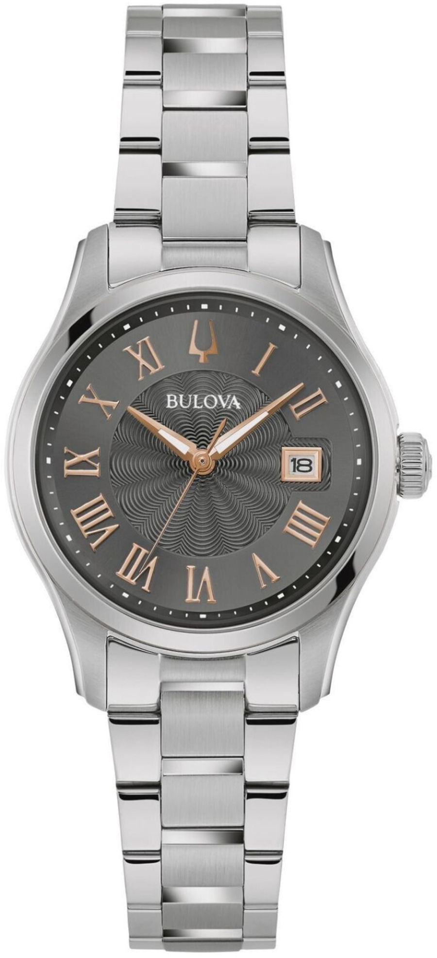 BULOVA Damen Armbanduhr Wilton 96M164 29 mm Edelstahlgehäuse Quarz B-Ware