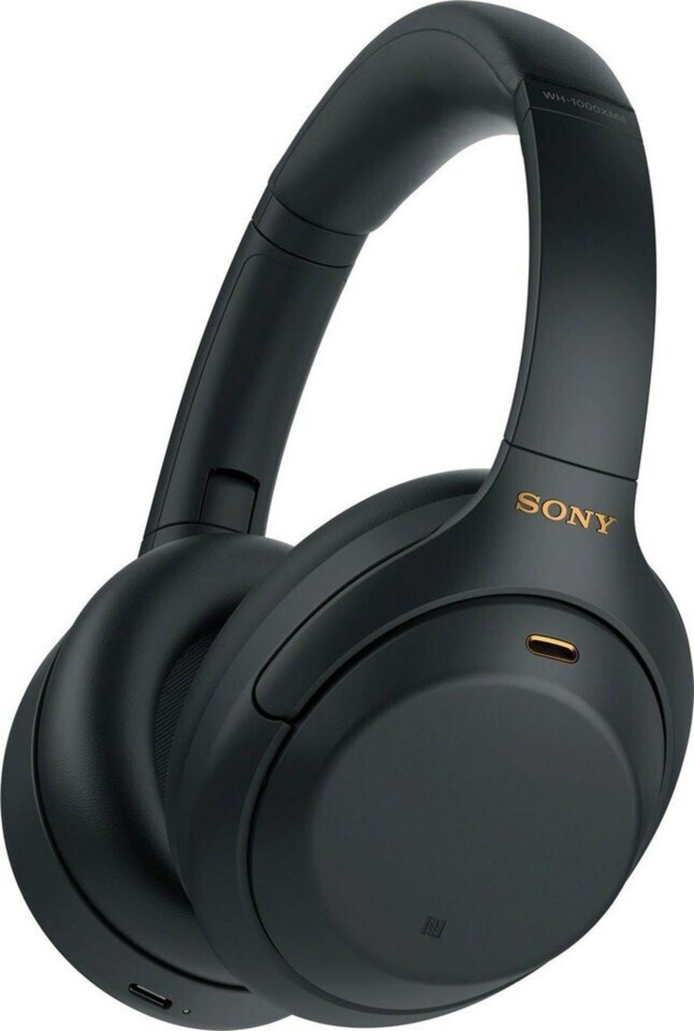 Schwarze Sony Kopfhörer, Over-Ear-Kopfhörer, drahtlos, Noise Cancelling, Musik