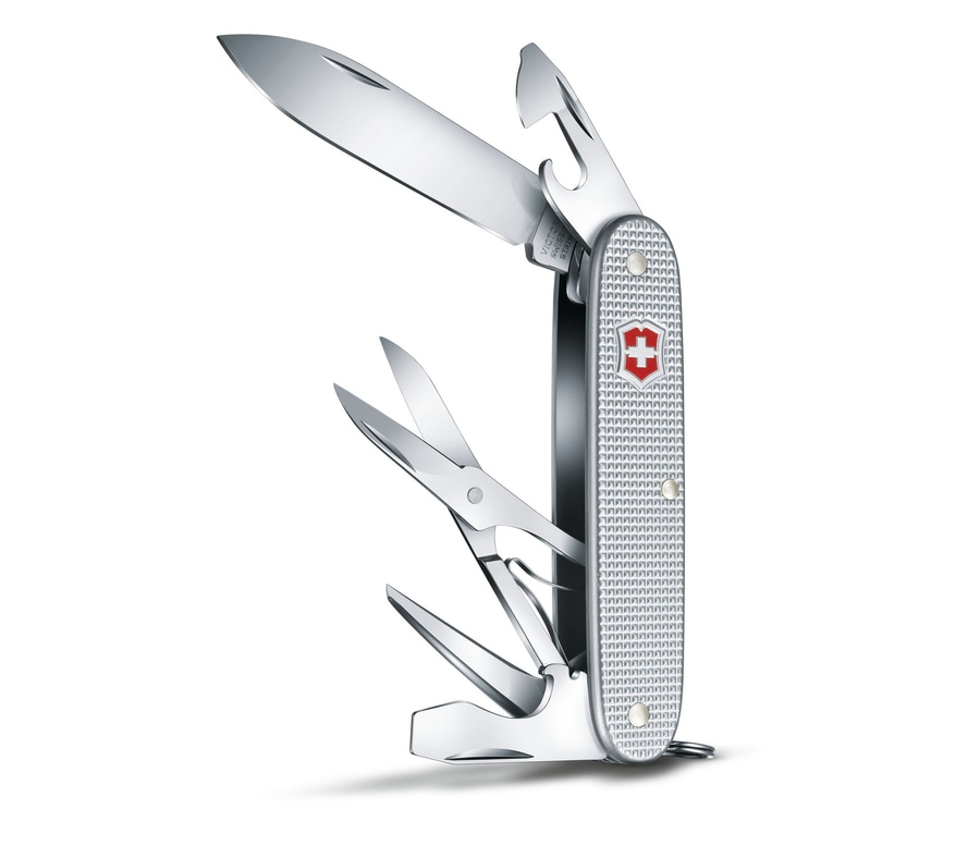 VICTORINOX Pioneer Alox Schweizer Taschenmesser 0.8231.26 9 Funktionen silber