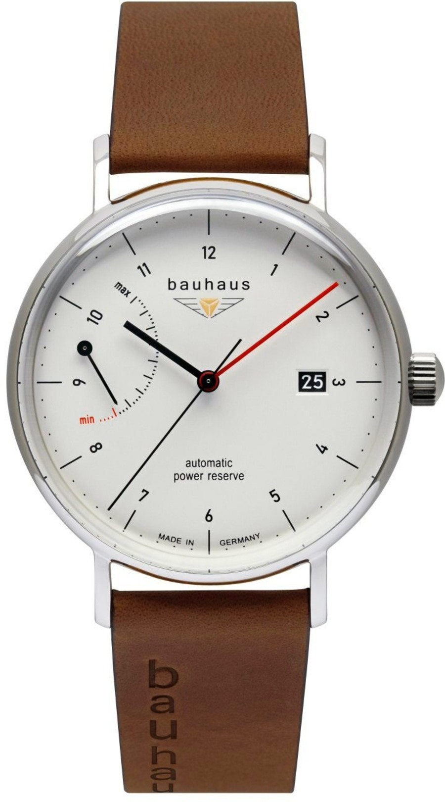 BAUHAUS Automatikuhr Herren Armbanduhr Automatik, 2160-1 Herrenuhr Uhr B-WARE