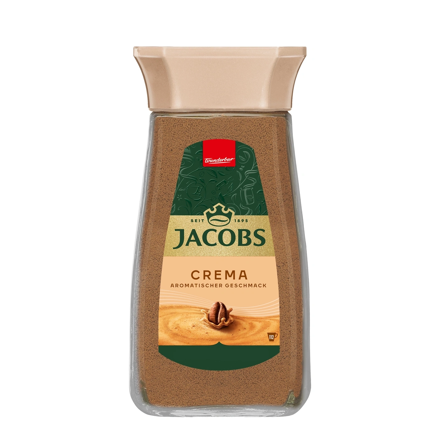 Jacobs Crema aromatischer Geschmack Kaffee, 112g