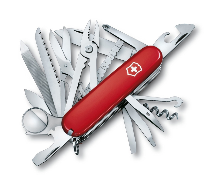 VICTORINOX Swiss Champ Offiziersmesser 1.6795 Taschenmesser 33 Funktionen rot