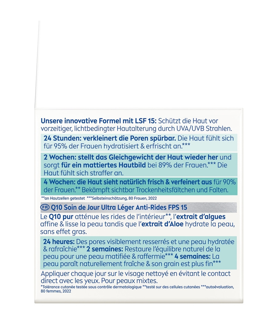 NIVEA Q10 Anti-Falten Power Porenverfeinernde Tagespflege LSF 15 50ml