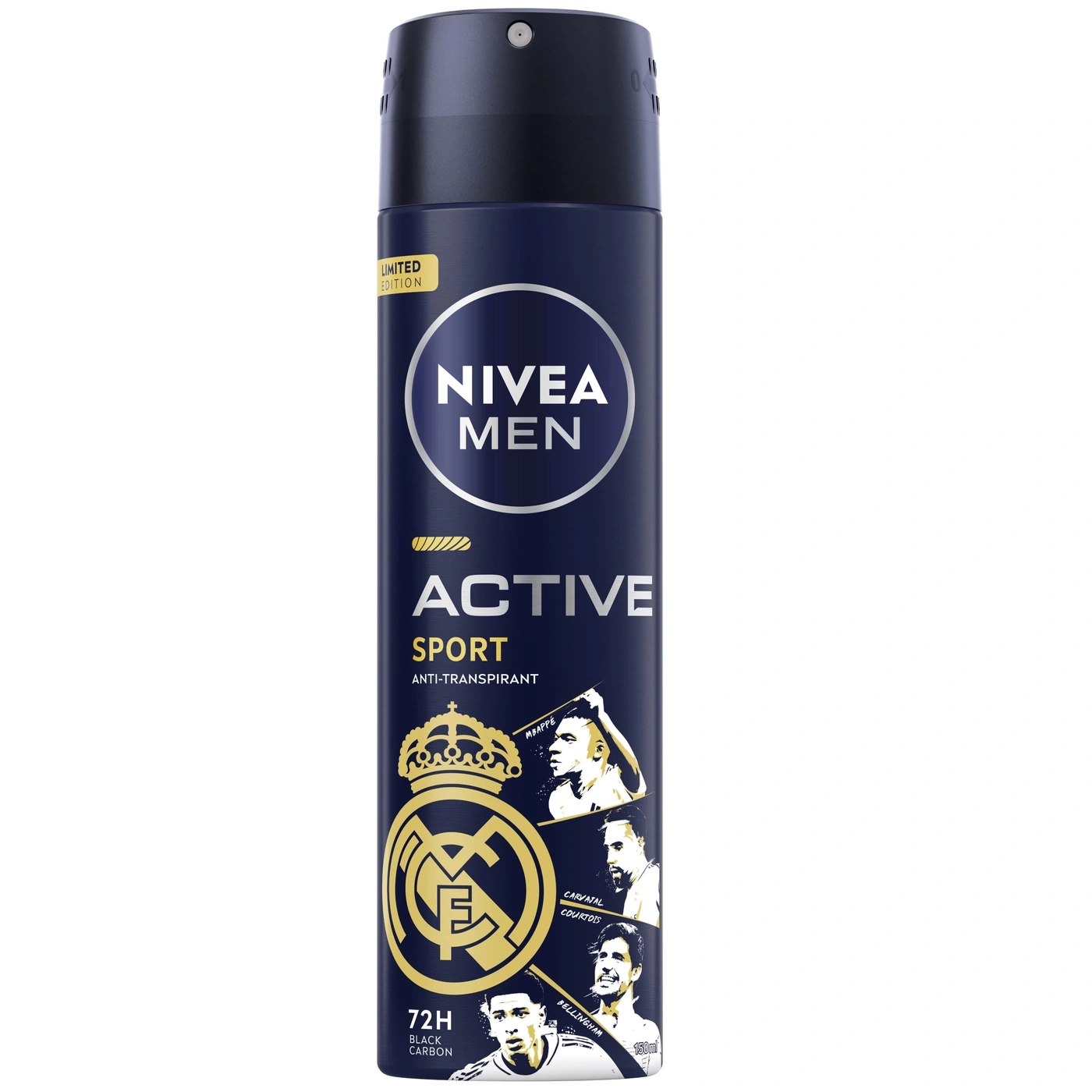 Nivea Men Deodorant mit Real Madrid Spielern und Logo