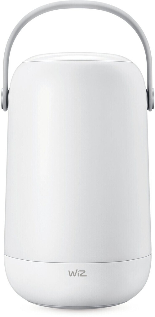 WIZ Tragbare LED Akku Leuchte Tragbares Licht Laterne RGBW App 400lm weiß Innen