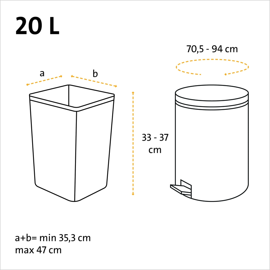 9 x SWIRL Müllbeutel 20 l Fixierband á 20 Stück pro Rolle NEU