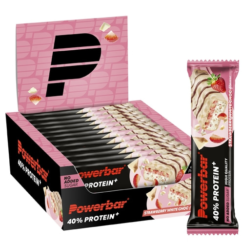 POWERBAR High Protein Riegel Strawberry White Choc 40% Protein + Crisp 12x 40 g