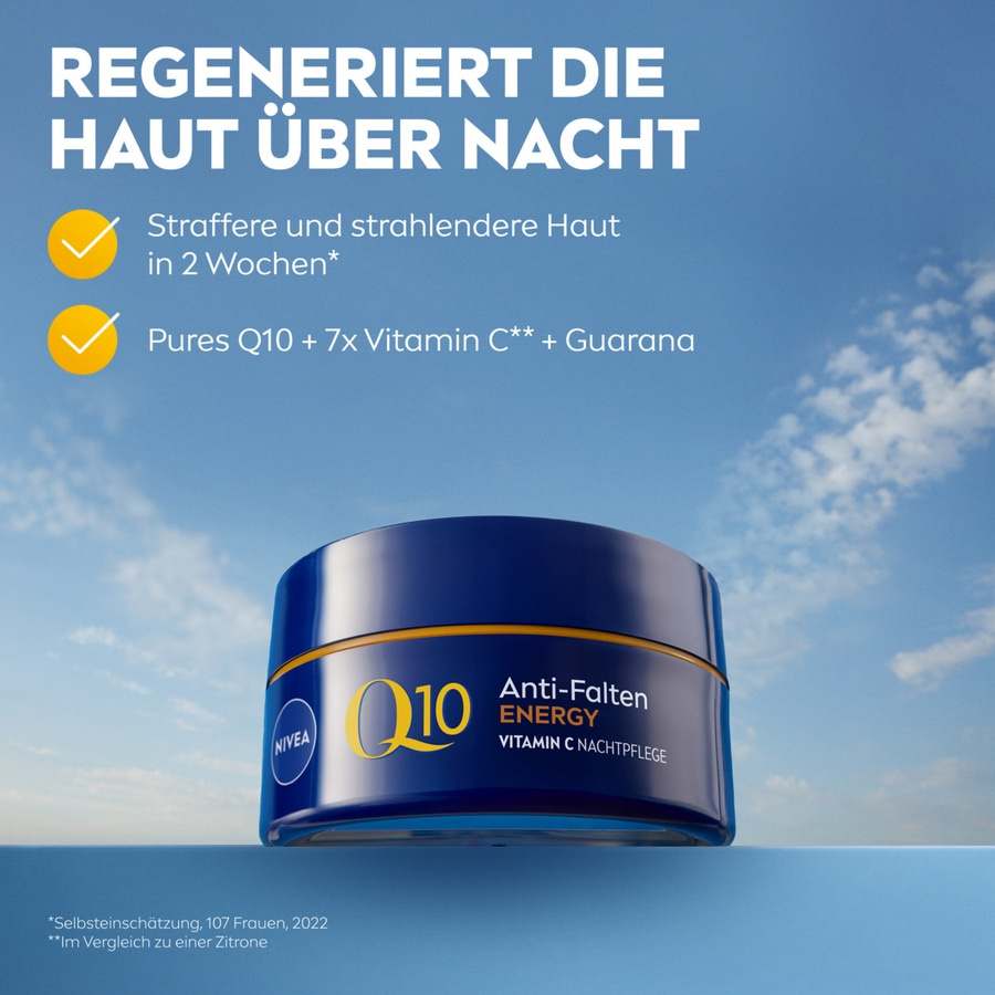 NIVEA Q10 Energy Anti-Falten Nachtpflege 50ml