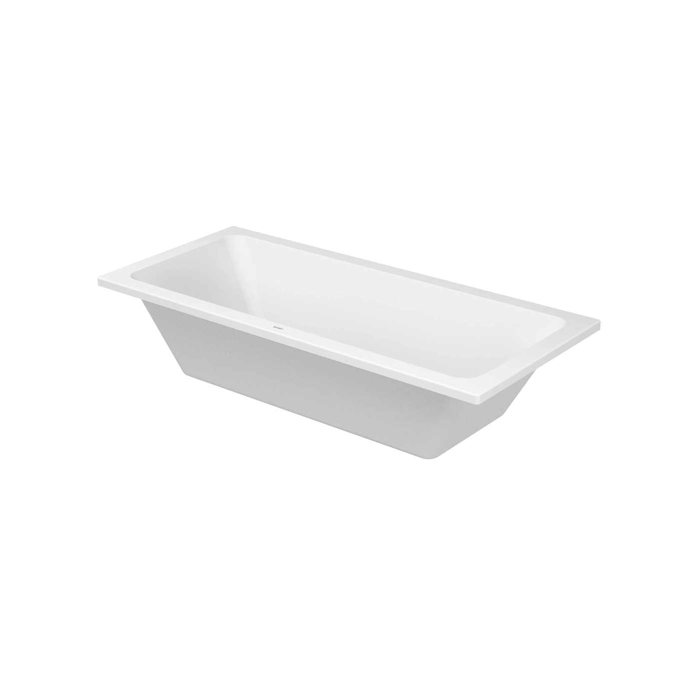 Badewanne, weiß, rechteckig, freistehend, Badezimmer, Sanitär, Keramik, Design