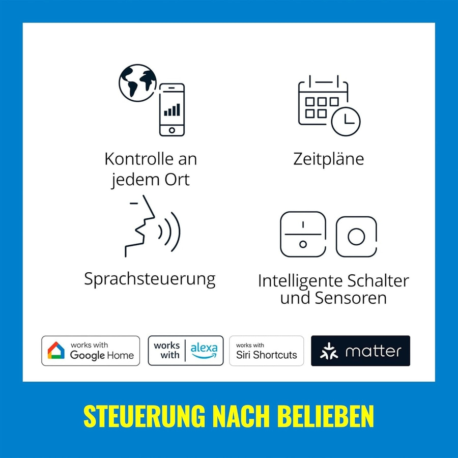 6x WiZ E27 LED Smart Leuchtmittel intelligente Lampe 8,5W Glühbirne Leuchte NEU