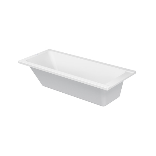 DURAVIT Badewanne D-Code 1700 x 750 mm Weiß mit einer Rückenschräge