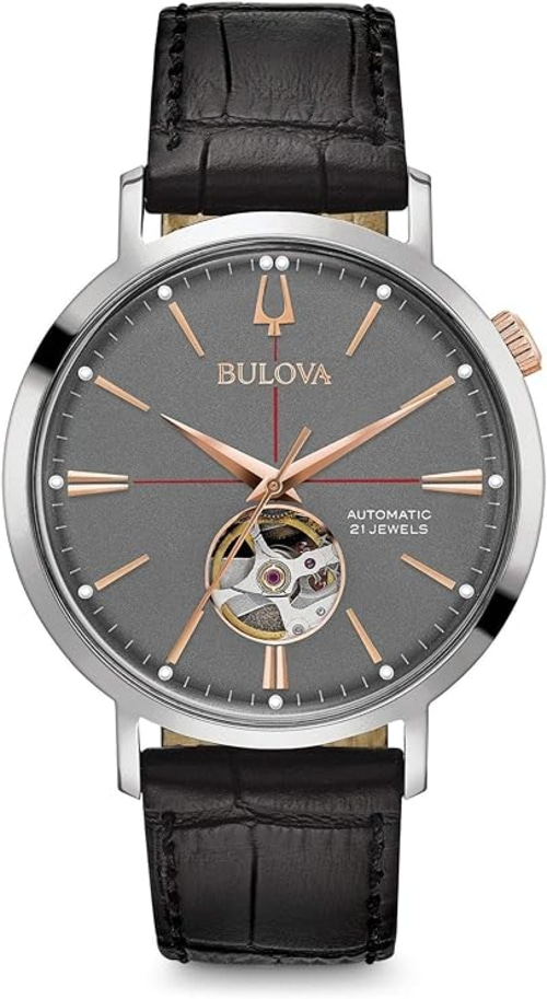 Bulova Herren Armbanduhr 98A187 Herrenuhr Mineralglas Analog 41mm B-Ware