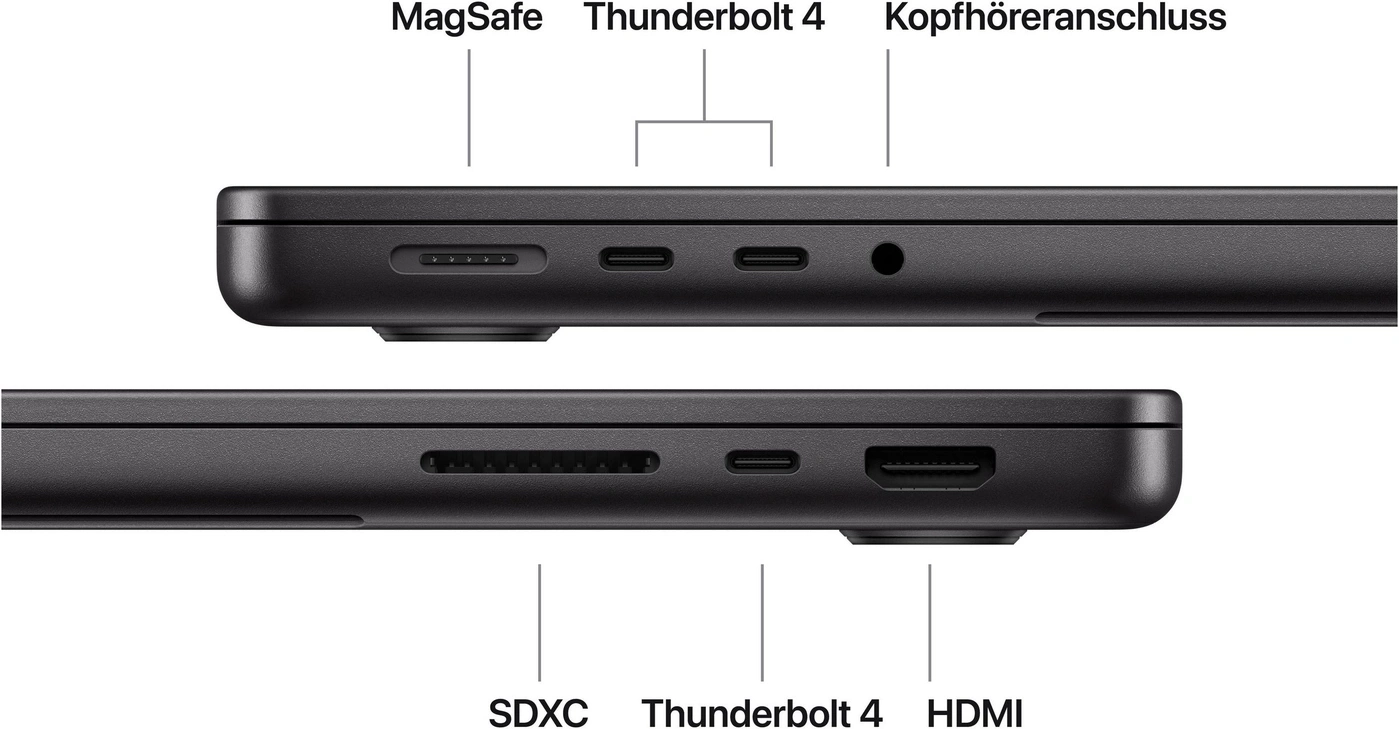 Apple MacBook Pro 14,2" M5 10-Core 32GB 1TB SSD Space Schwarz MDE14D/A B-WARE