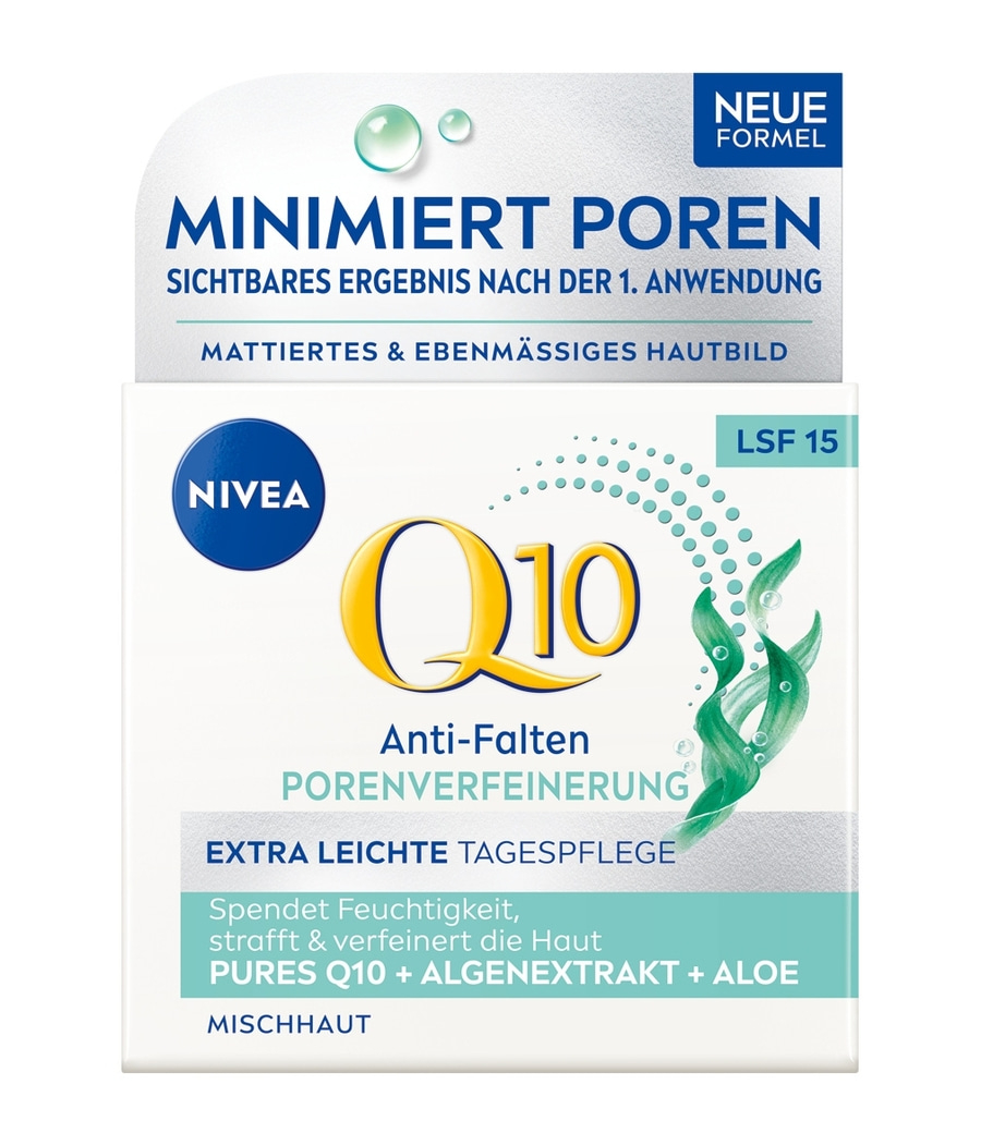 NIVEA Q10 Anti-Falten Power Porenverfeinernde Tagespflege LSF 15 50ml