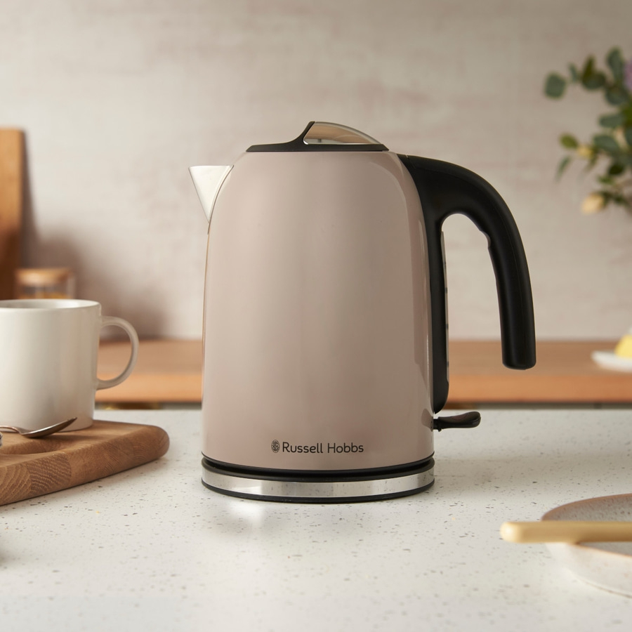 RUSSELL HOBBS Wasserkocher Colours Plus Mocha 28511-70 1,7L 2400W Mokka Braun